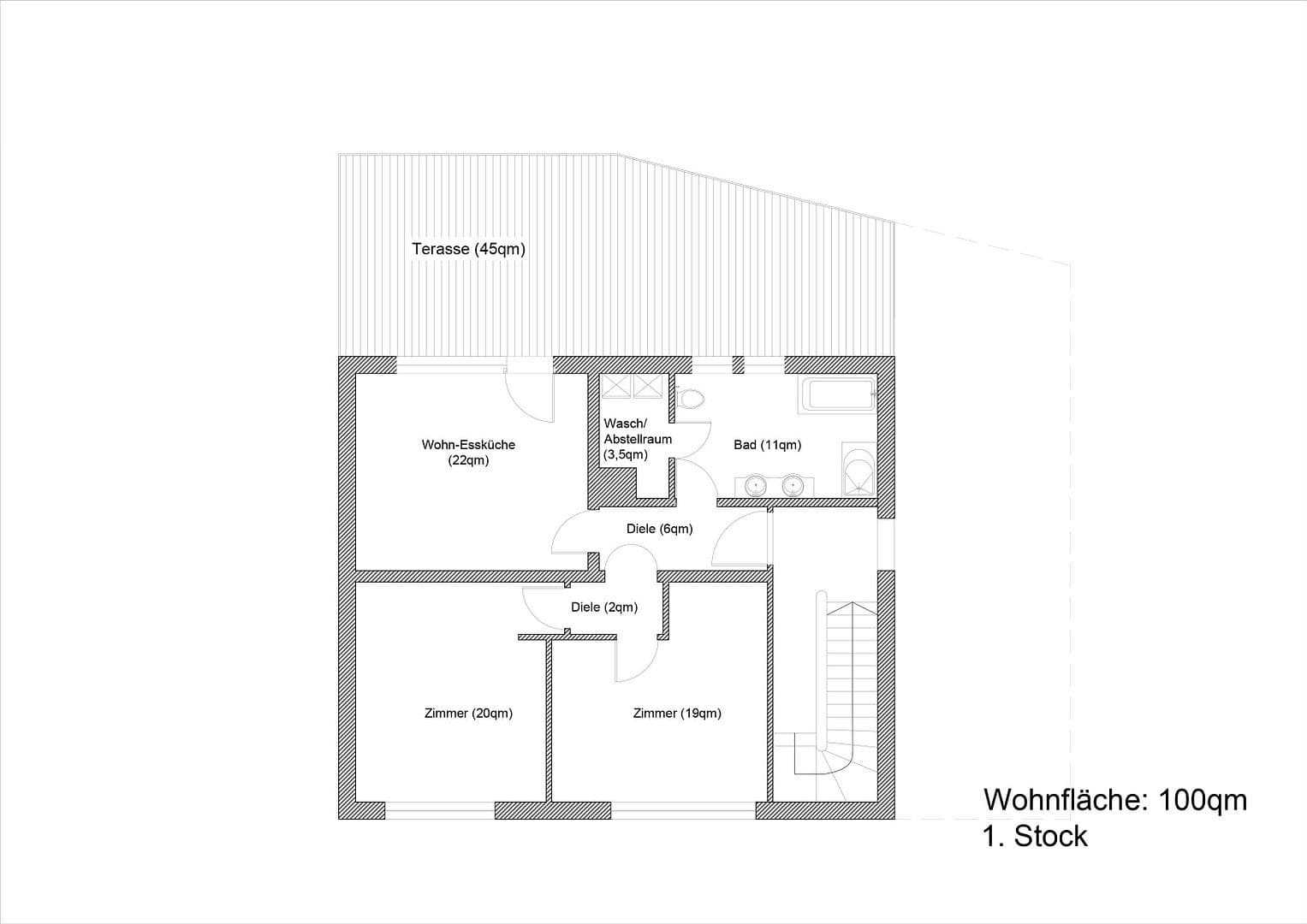 3 bedroom flat to rent, 100 m², Schönberg 3, Burgkunstadt, Bavaria 3 bedroom flat to rent, 100 m², Schönberg 3, Burgkunstadt, Bavaria