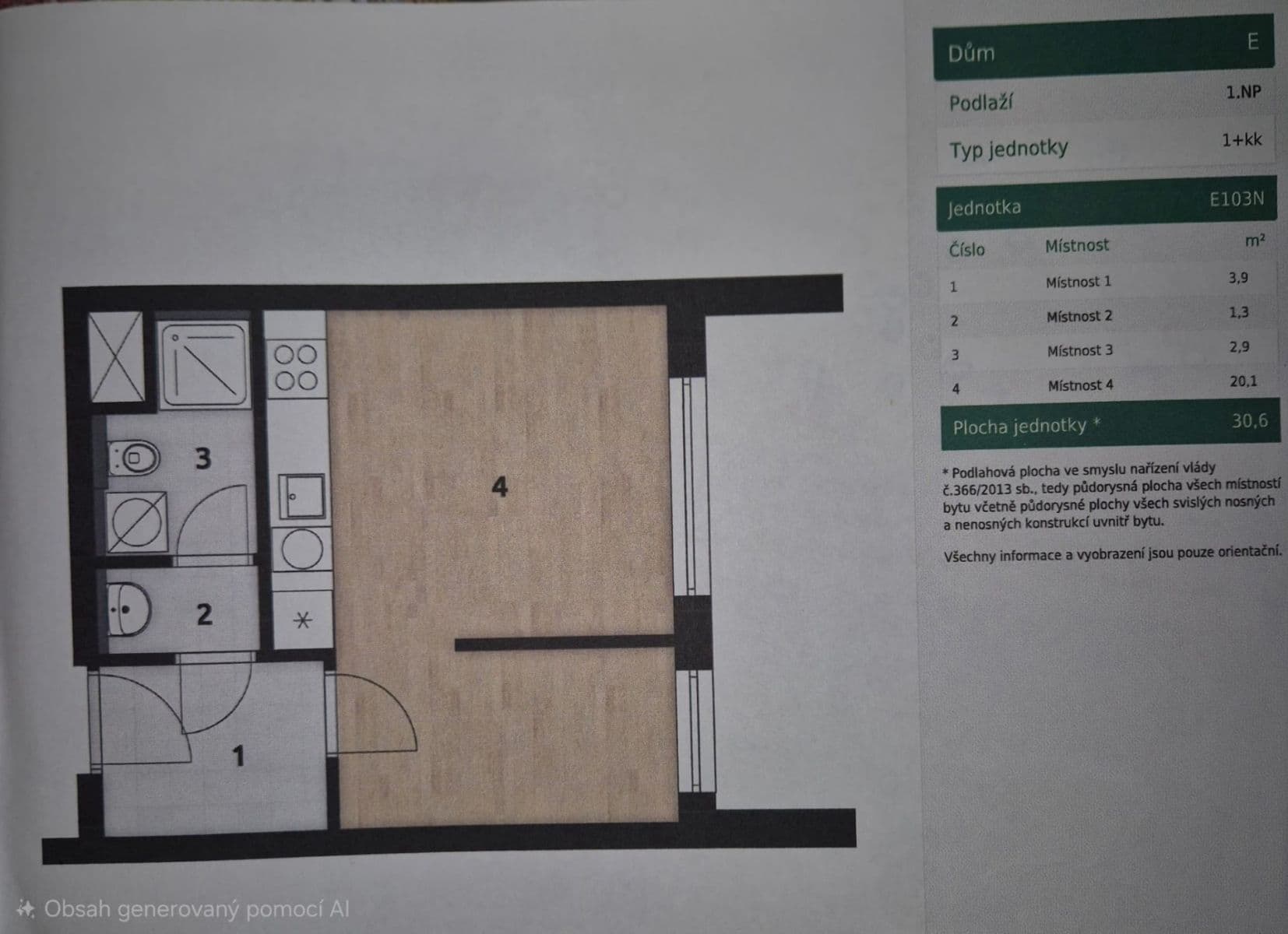 Studio flat to rent, 31 m², Františka Štěpánka, Prague, Prague Studio flat to rent, 31 m², Františka Štěpánka, Prague, Prague