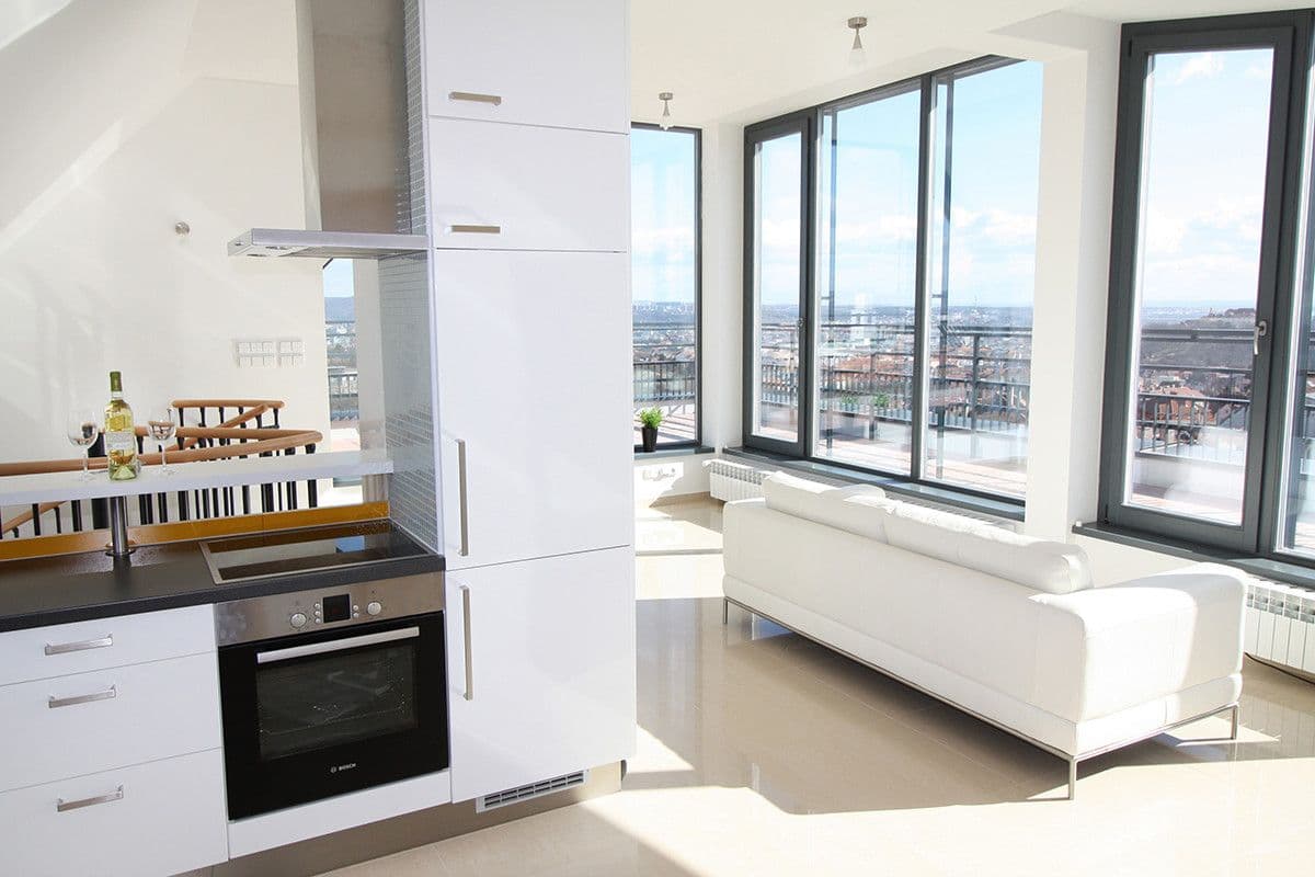 1 bedroom with open-plan kitchen flat to rent, 60 m², Soukopova, Brno, Jihomoravský Region 1 bedroom with open-plan kitchen flat to rent, 60 m², Soukopova, Brno, Jihomoravský Region