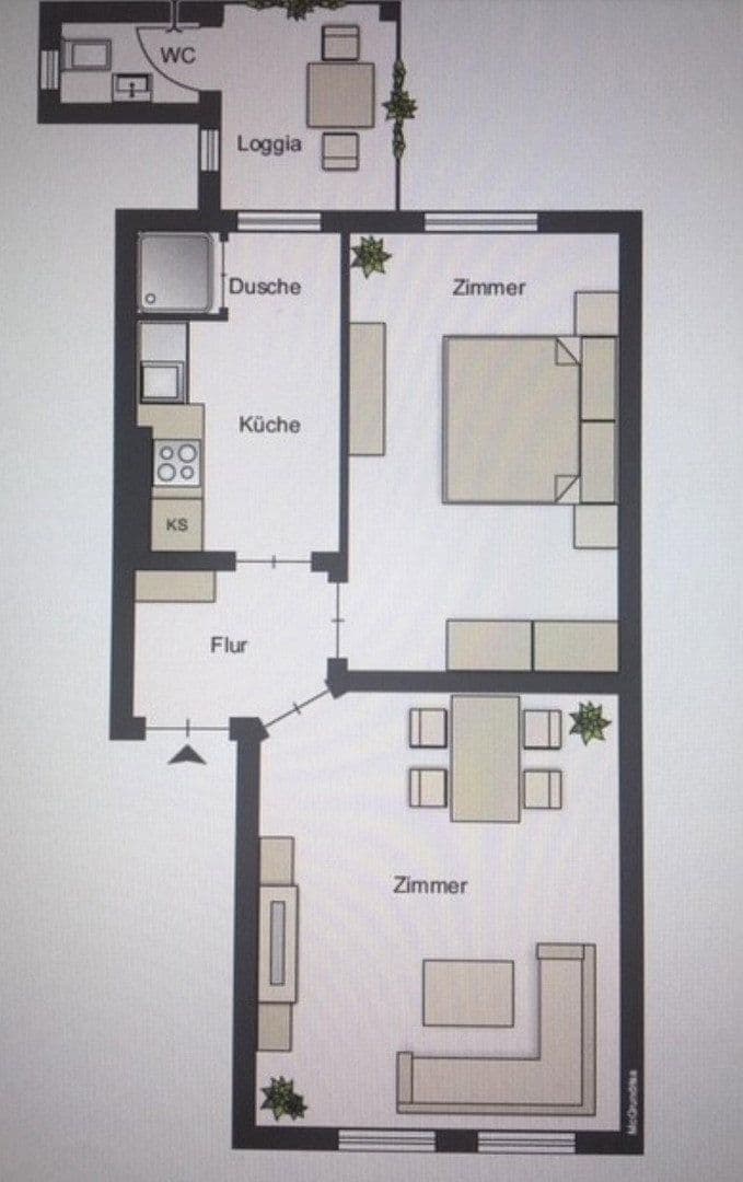 2 bedroom flat to rent, 62 m², Anklamer Strasse 25a, Greifswald, Mecklenburg-Vorpommern 2 bedroom flat to rent, 62 m², Anklamer Strasse 25a, Greifswald, Mecklenburg-Vorpommern