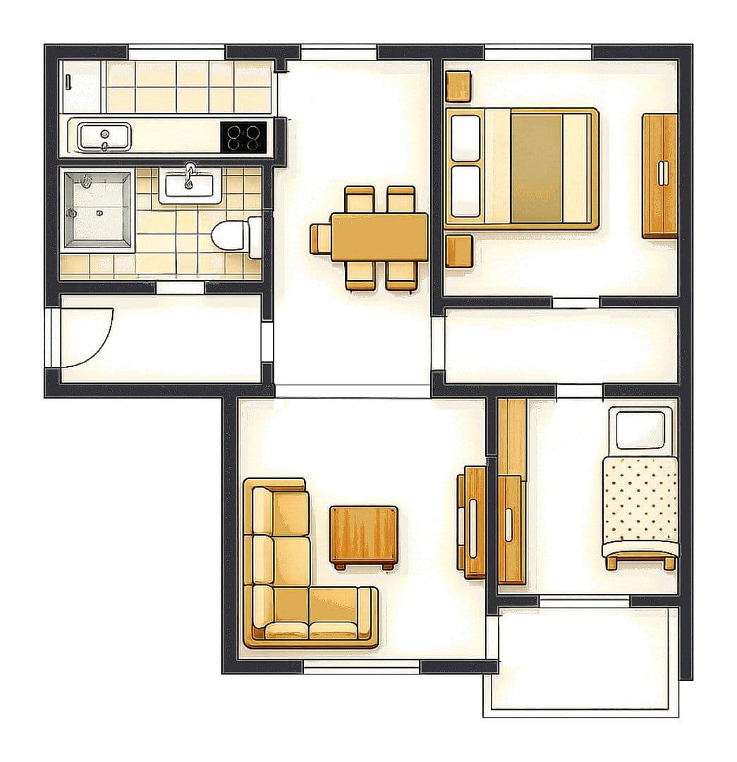 2 bedroom with open-plan kitchen flat for sale, 79 m², Helsinkistraße 10, Kiel, Schleswig-Holstein 2 bedroom with open-plan kitchen flat for sale, 79 m², Helsinkistraße 10, Kiel, Schleswig-Holstein