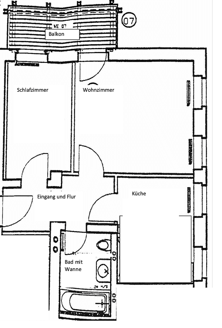 2 bedroom flat to rent, 48 m², Gohliser Str. 6, Dresden, Saxony 2 bedroom flat to rent, 48 m², Gohliser Str. 6, Dresden, Saxony