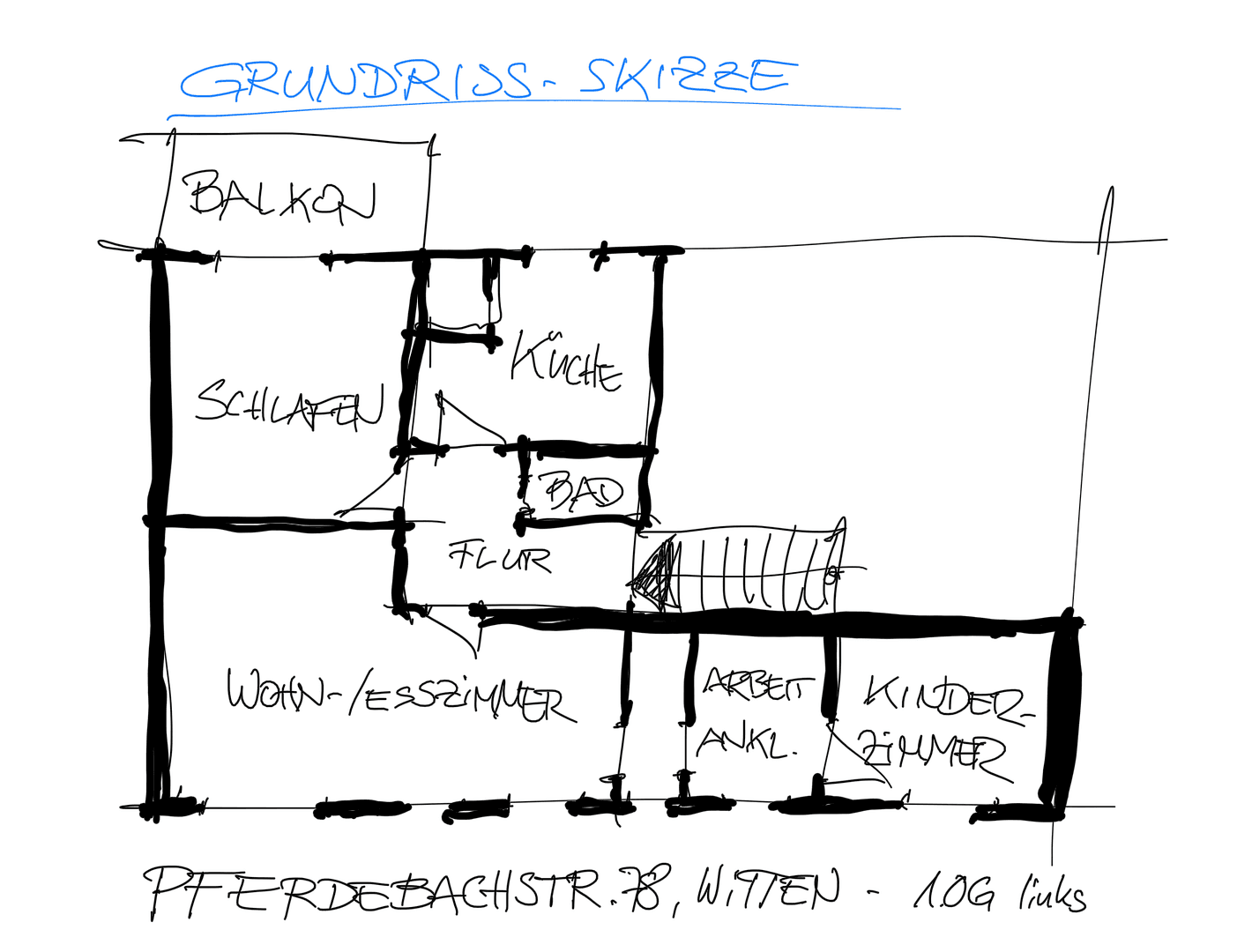 3 bedroom flat to rent, 90 m², Pferdebachstr. 78, Witten, North Rhine-Westphalia 3 bedroom flat to rent, 90 m², Pferdebachstr. 78, Witten, North Rhine-Westphalia