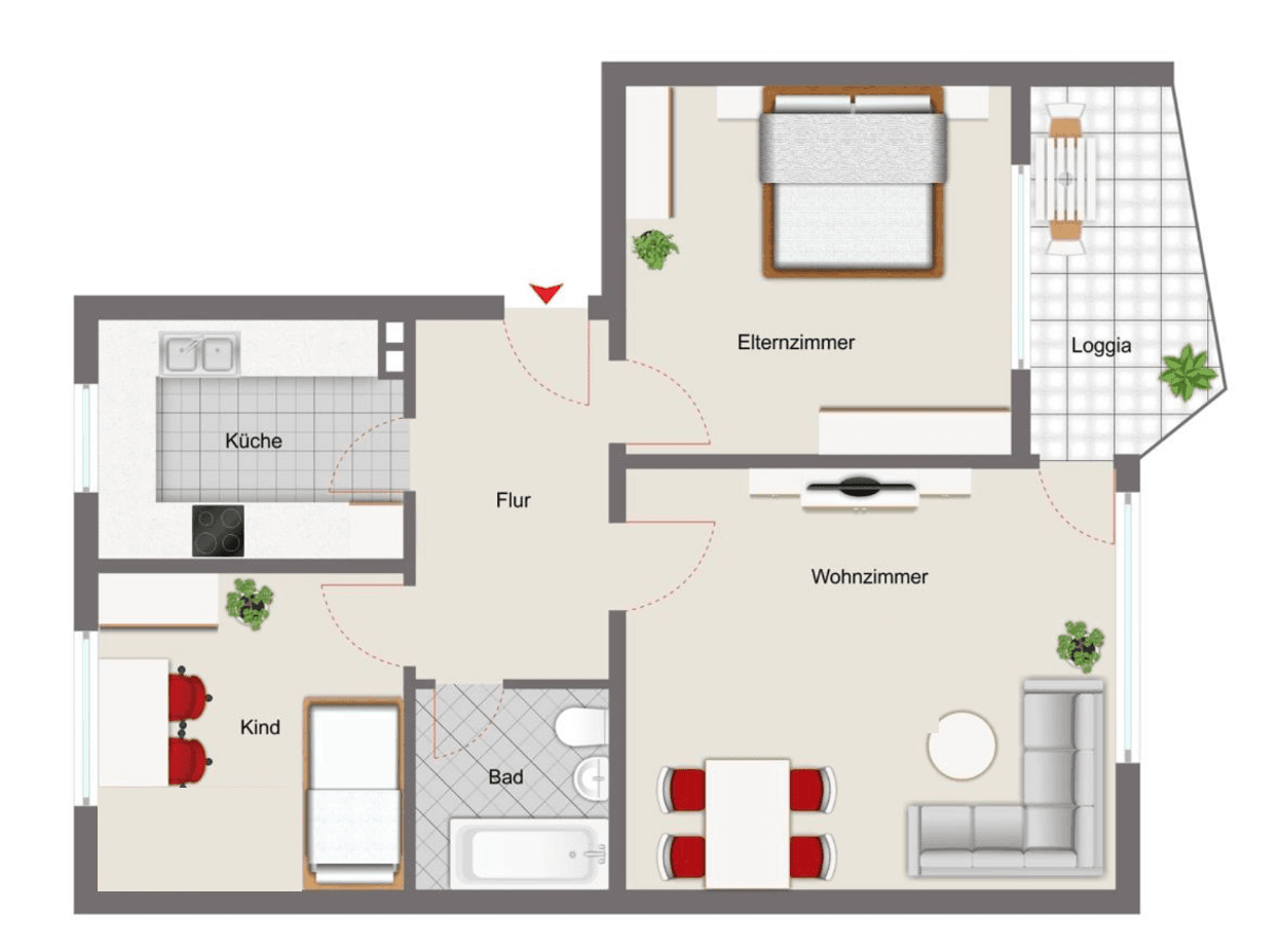 3 bedroom flat for sale, 72 m², Wolfsburg, Lower Saxony 3 bedroom flat for sale, 72 m², Wolfsburg, Lower Saxony