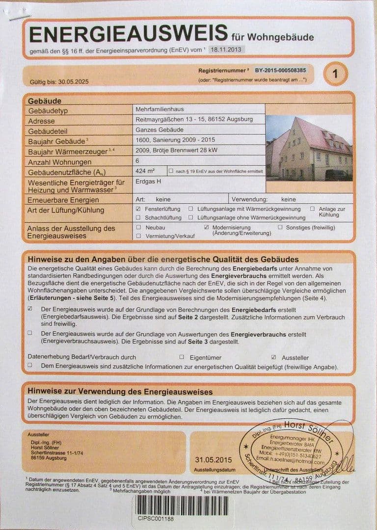 1 bedroom with open-plan kitchen flat for sale, 44 m², Reitmayrgäßchen 15, Augsburg, Bavaria 1 bedroom with open-plan kitchen flat for sale, 44 m², Reitmayrgäßchen 15, Augsburg, Bavaria