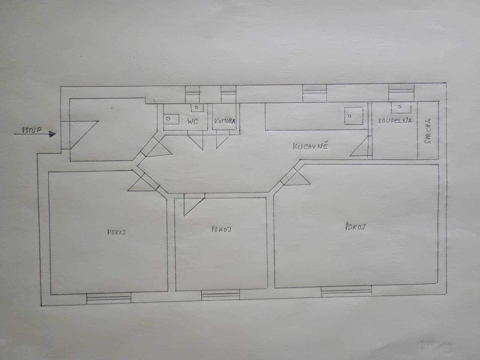 3 bedroom flat to rent, 58 m², Biskupcova, Prague, Prague 3 bedroom flat to rent, 58 m², Biskupcova, Prague, Prague