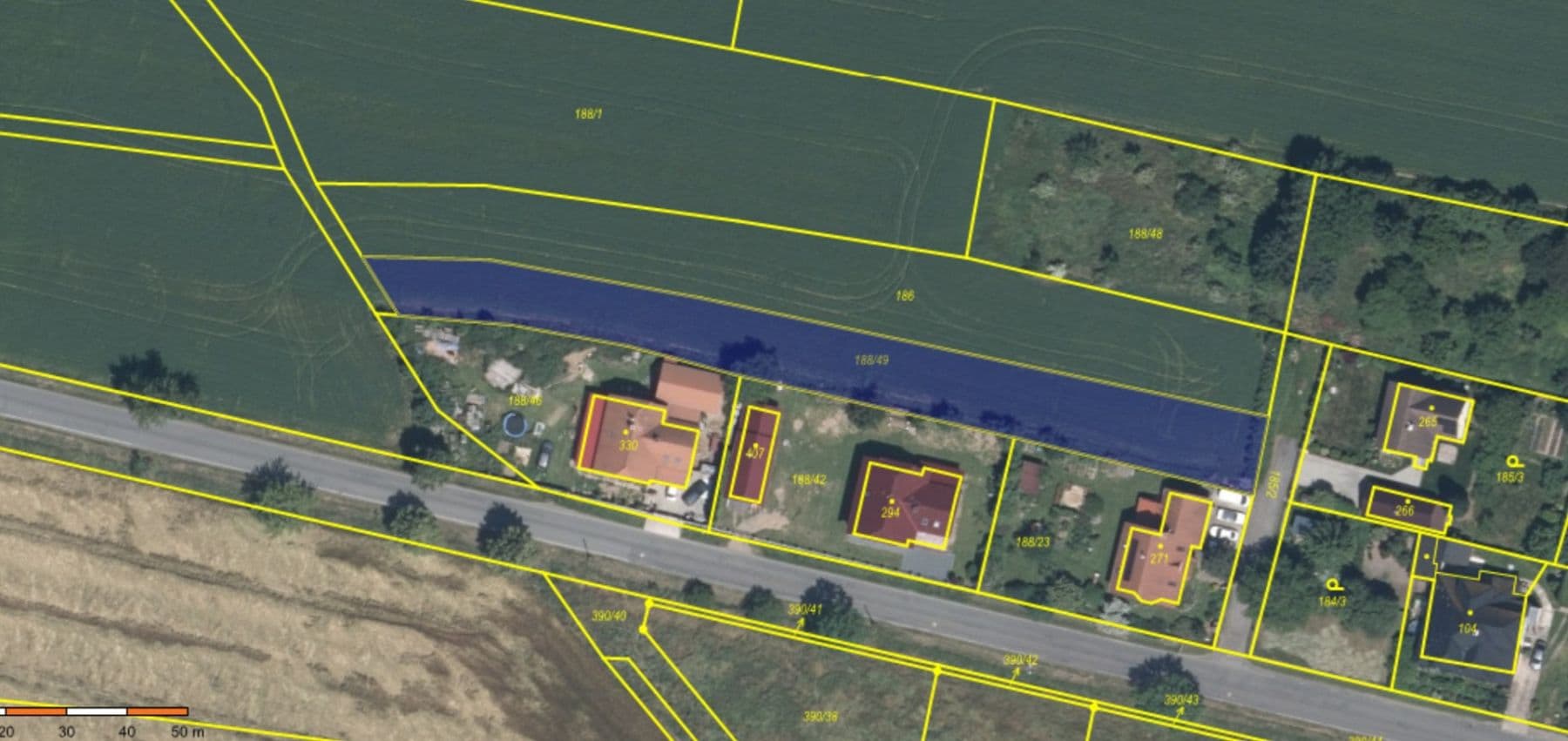 plot for sale, 1,692 m², Pičín, Středočeský Region plot for sale, 1,692 m², Pičín, Středočeský Region