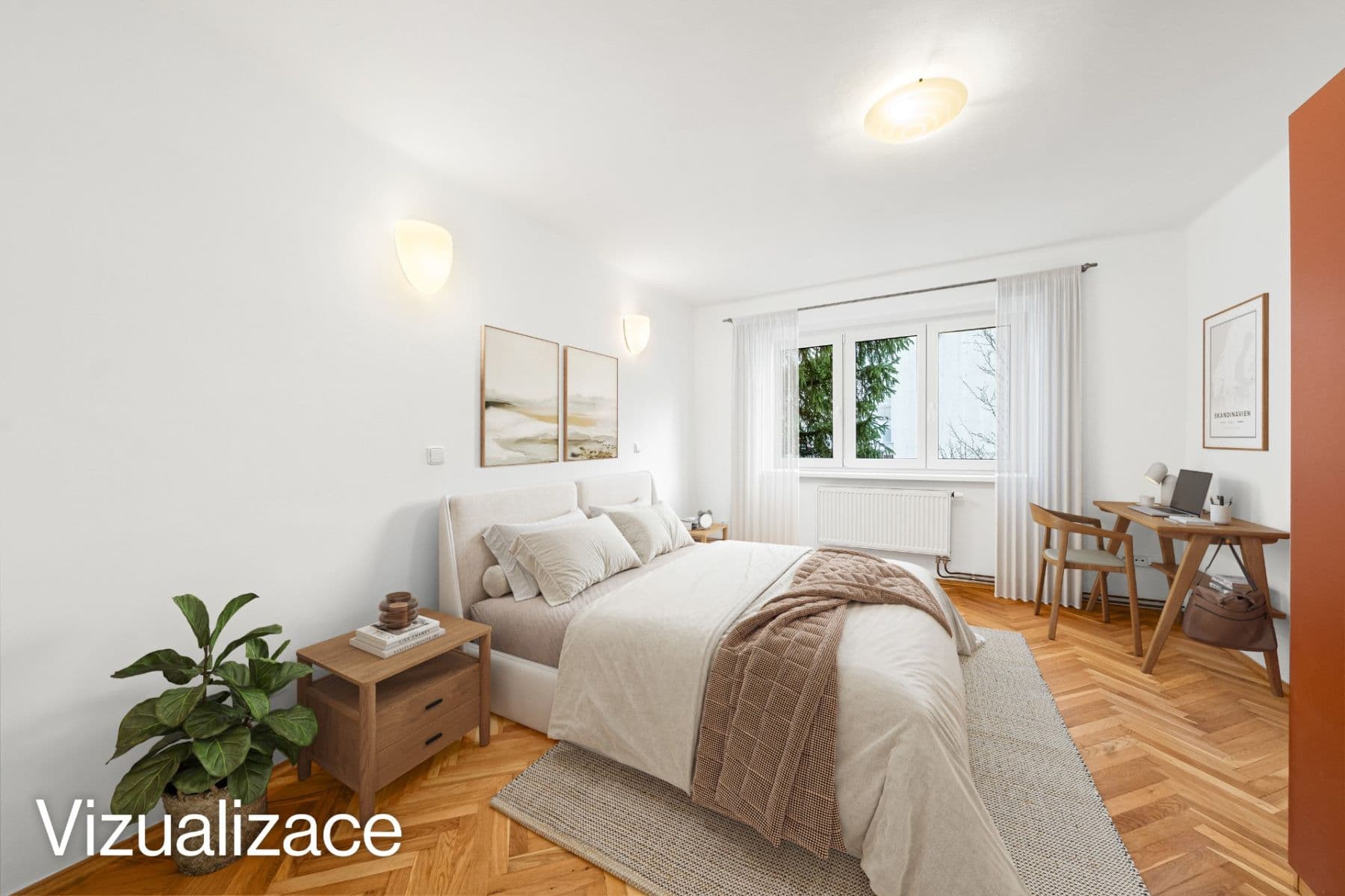 2 bedroom with open-plan kitchen flat for sale, 60 m², Mladých, Prague, Prague 2 bedroom with open-plan kitchen flat for sale, 60 m², Mladých, Prague, Prague