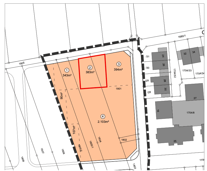 plot for sale, 383 m², Oberes Erlach, Altdorf, Baden-Württemberg plot for sale, 383 m², Oberes Erlach, Altdorf, Baden-Württemberg