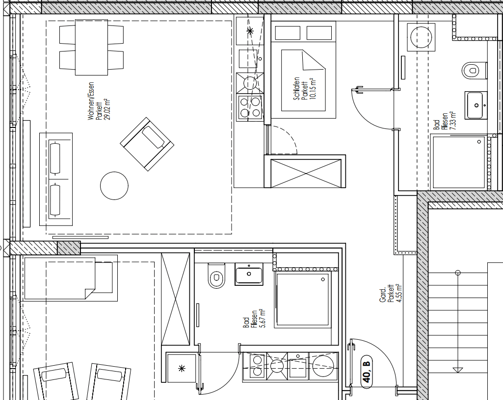 Studio flat to rent, 53 m², Fürstenrieder Str. 285, München, Bavaria Studio flat to rent, 53 m², Fürstenrieder Str. 285, München, Bavaria
