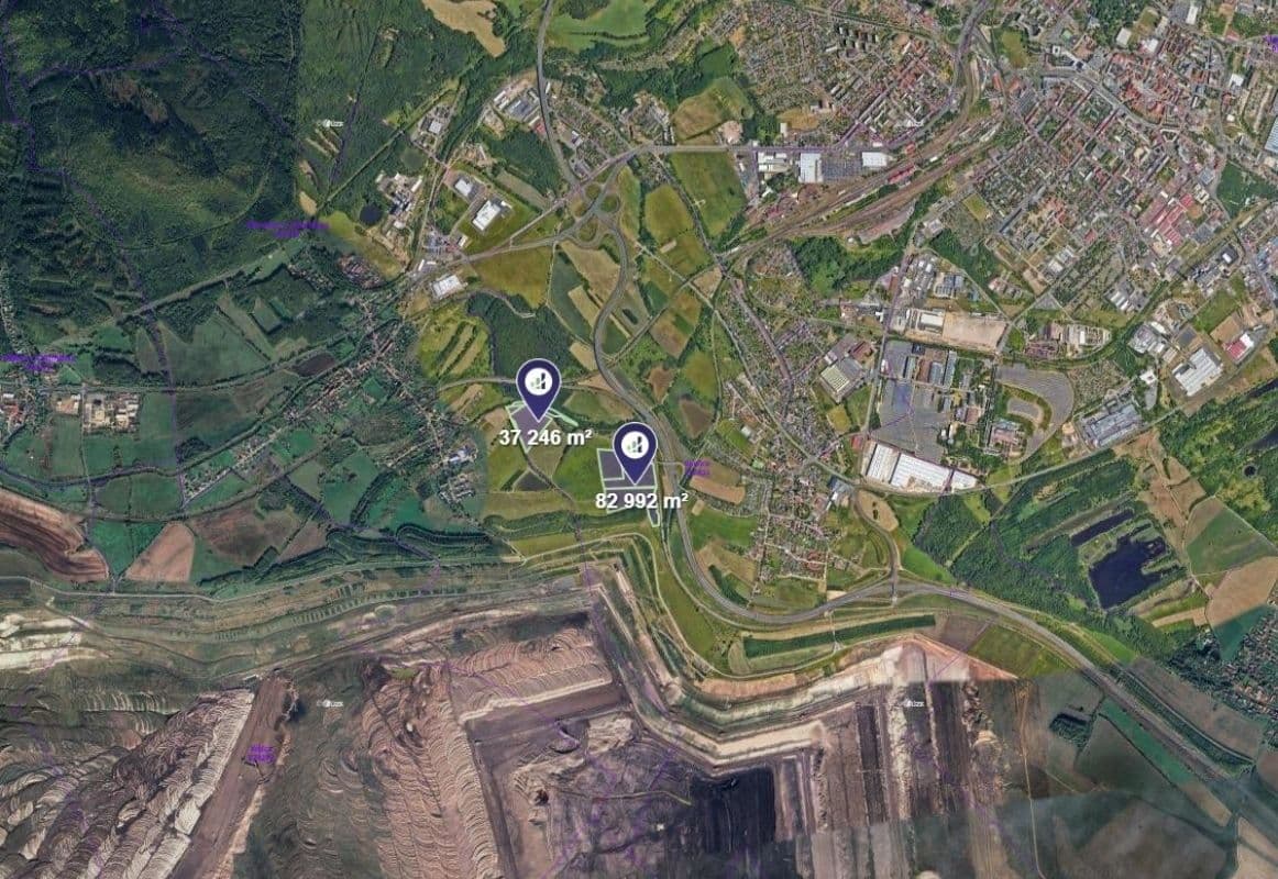 plot for sale, 40,079 m², Spořice, Ústecký Region plot for sale, 40,079 m², Spořice, Ústecký Region