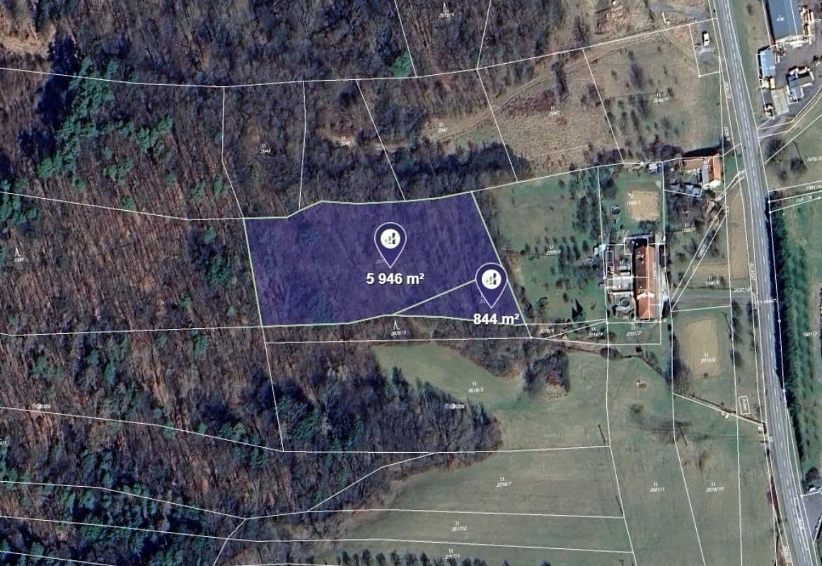 plot for sale, 21,297 m², Ludkovice, Zlínský Region plot for sale, 21,297 m², Ludkovice, Zlínský Region