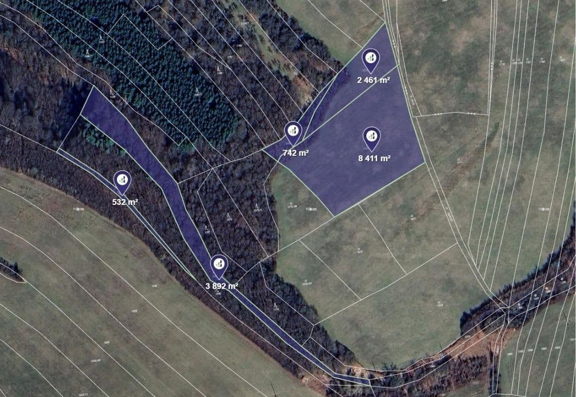 plot for sale, 21,297 m², Ludkovice, Zlínský Region plot for sale, 21,297 m², Ludkovice, Zlínský Region