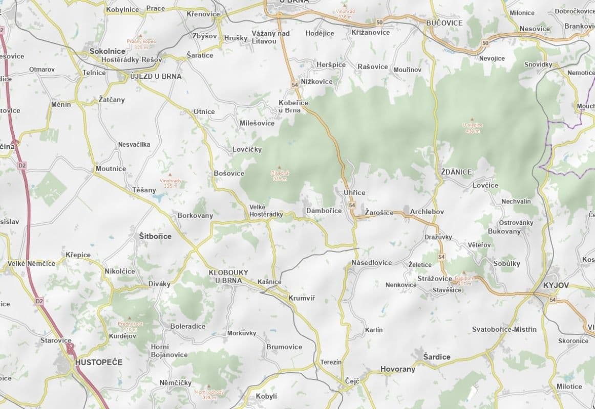 plot for sale, 1,622 m², Dambořice, Jihomoravský Region plot for sale, 1,622 m², Dambořice, Jihomoravský Region