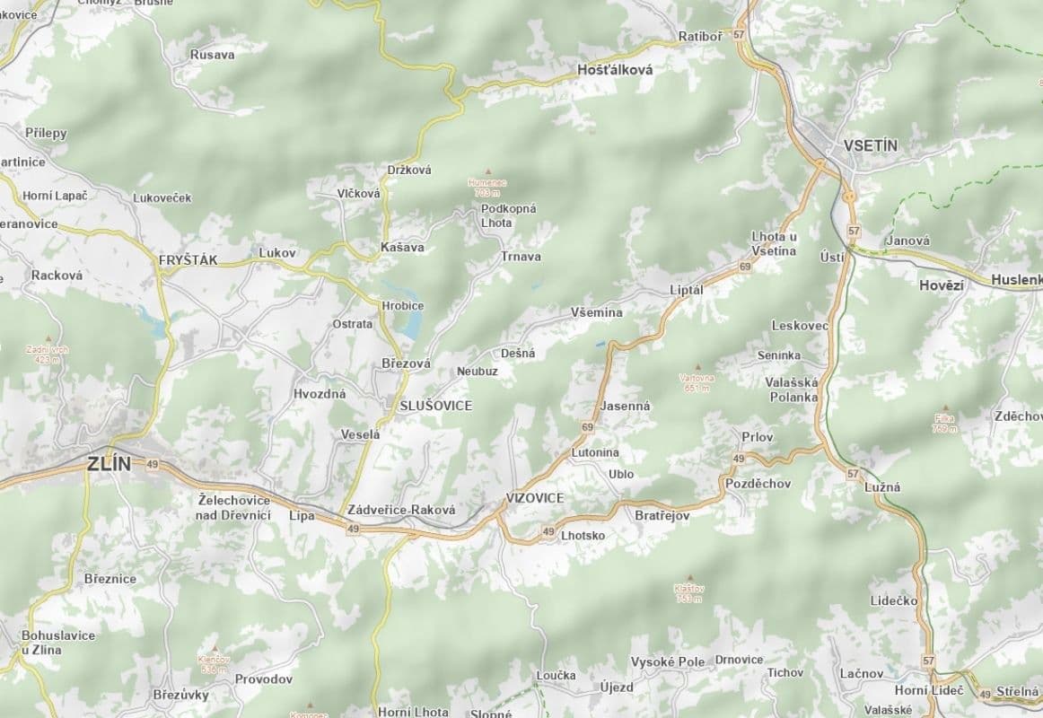 plot for sale, 18,501 m², Jasenná, Zlínský Region plot for sale, 18,501 m², Jasenná, Zlínský Region