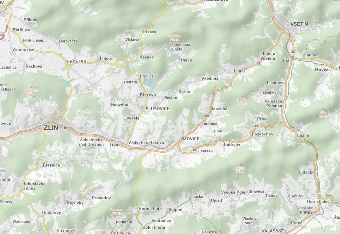 plot for sale, 8,669 m², Jasenná, Zlínský Region plot for sale, 8,669 m², Jasenná, Zlínský Region