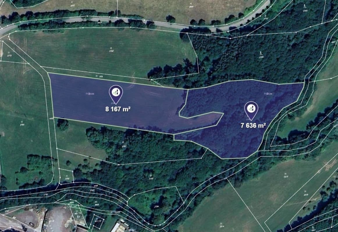 plot for sale, 15,803 m², Jasenná, Zlínský Region plot for sale, 15,803 m², Jasenná, Zlínský Region