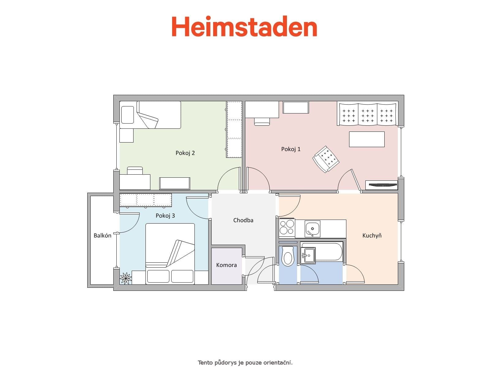 3 bedroom flat to rent, 74 m², I. P. Pavlova, Frýdek-Místek, Moravskoslezský Region 3 bedroom flat to rent, 74 m², I. P. Pavlova, Frýdek-Místek, Moravskoslezský Region