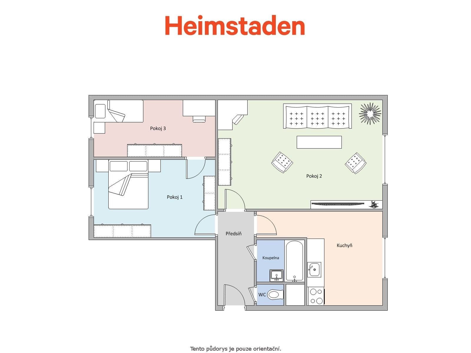 3 bedroom flat to rent, 59 m², Michálkovická, Rychvald, Moravskoslezský Region 3 bedroom flat to rent, 59 m², Michálkovická, Rychvald, Moravskoslezský Region