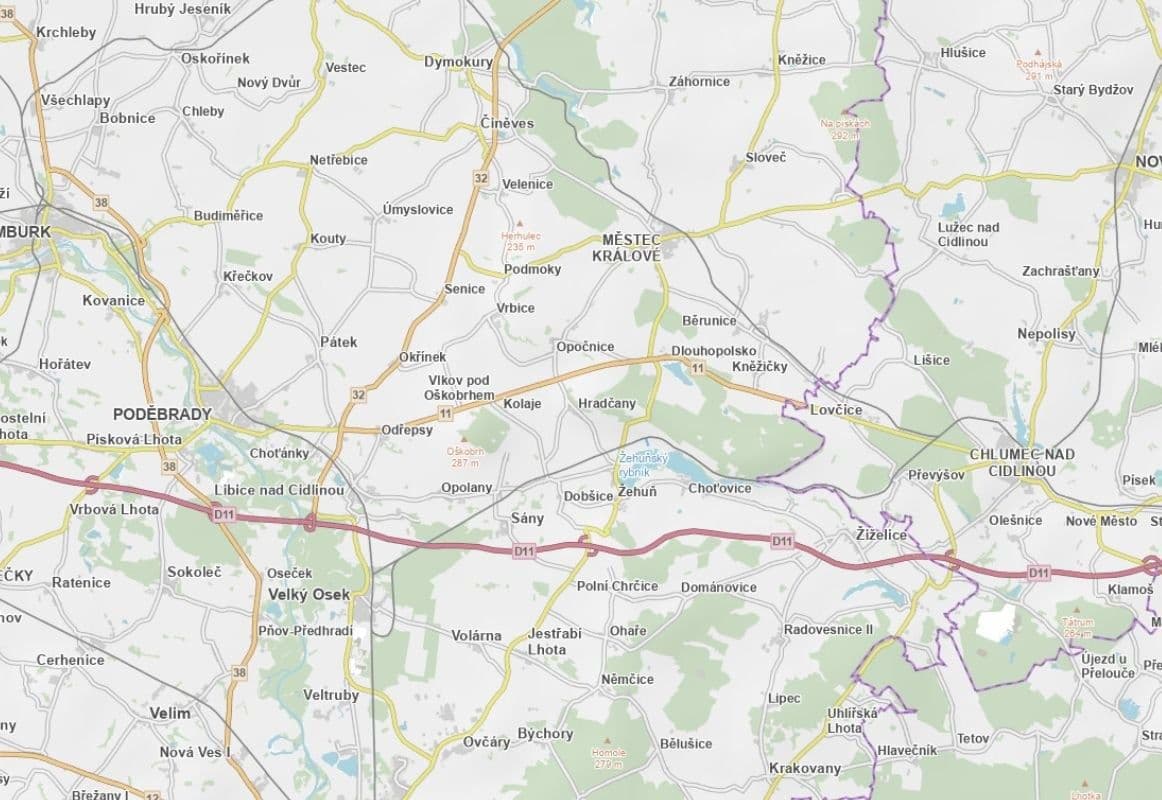 plot for sale, 9,519 m², Žehuň, Středočeský Region plot for sale, 9,519 m², Žehuň, Středočeský Region