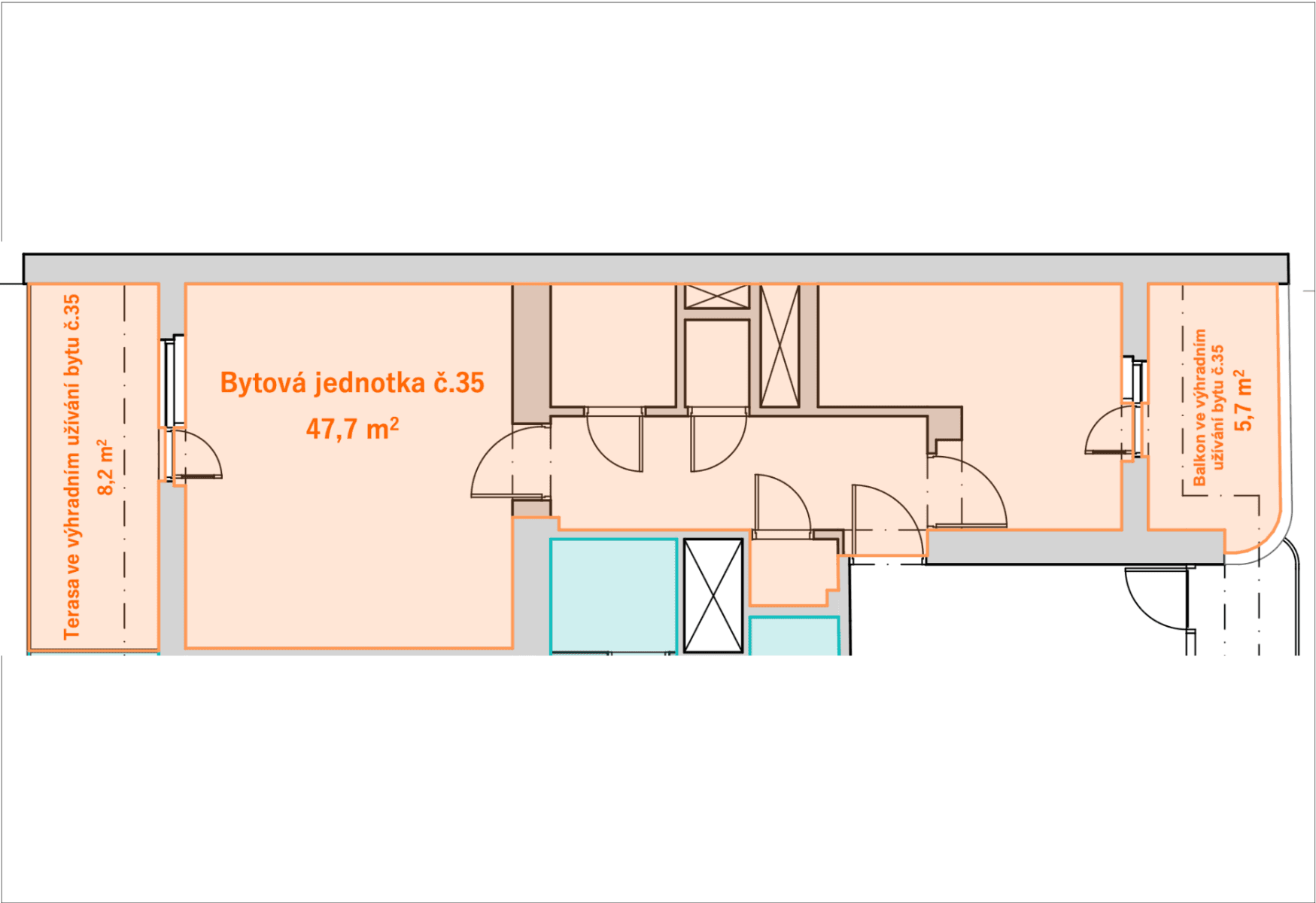 1 bedroom with open-plan kitchen flat for sale, 47 m², Kloboučnická, Prague, Prague 1 bedroom with open-plan kitchen flat for sale, 47 m², Kloboučnická, Prague, Prague