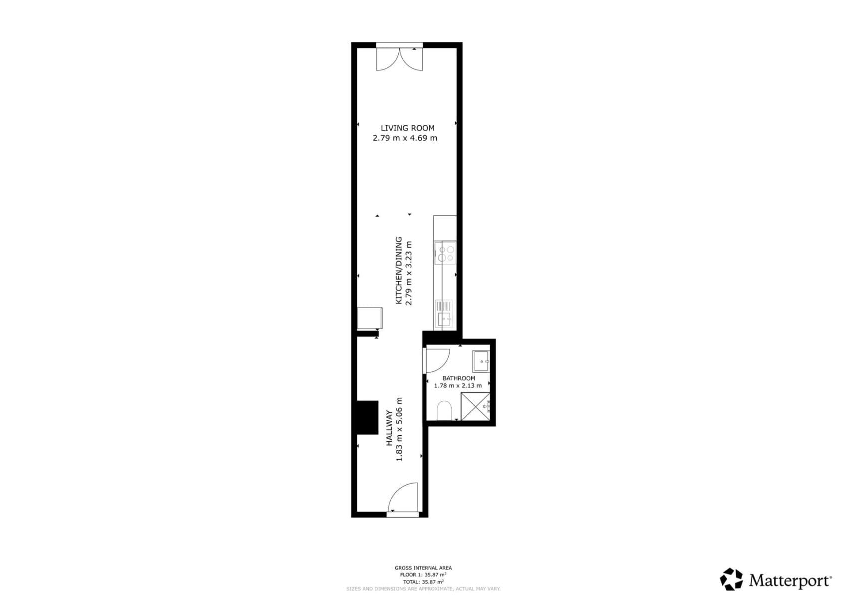 Studio flat to rent, 36 m², Českobrodská, Prague, Prague Studio flat to rent, 36 m², Českobrodská, Prague, Prague