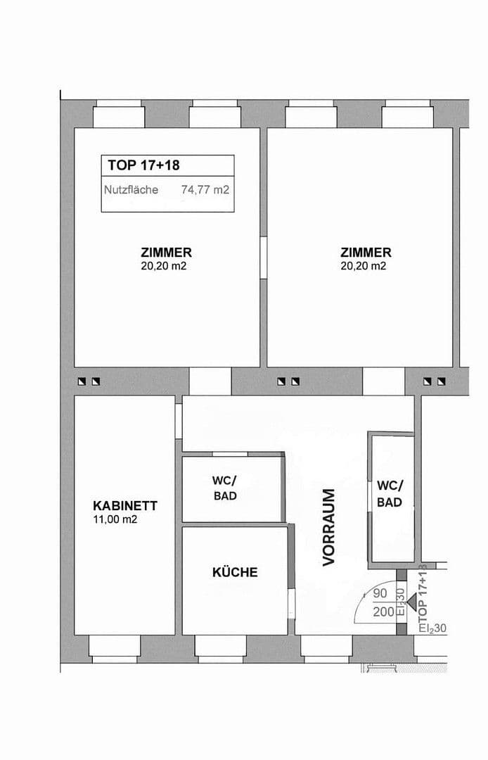 3 bedroom flat for sale, 75 m², Wien, Vienna 3 bedroom flat for sale, 75 m², Wien, Vienna
