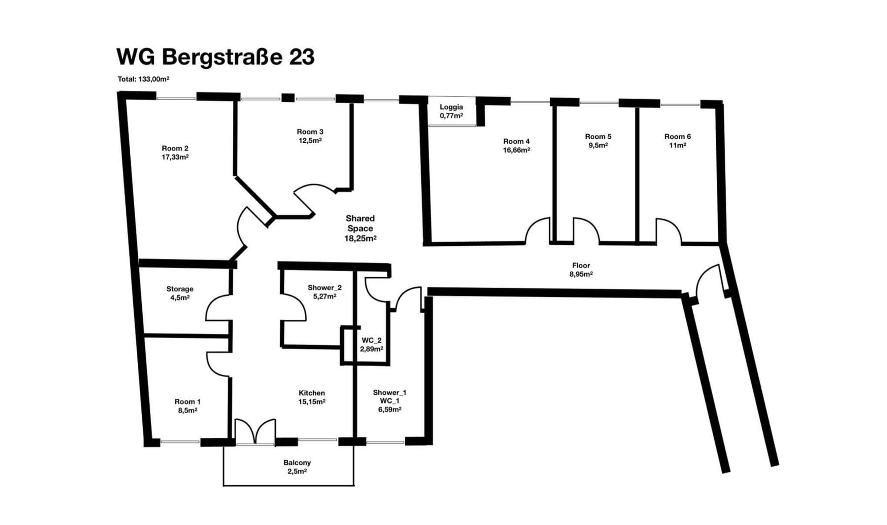 flat to rent, 10 m², Bergstraße 23,, Augsburg, Bavaria flat to rent, 10 m², Bergstraße 23,, Augsburg, Bavaria