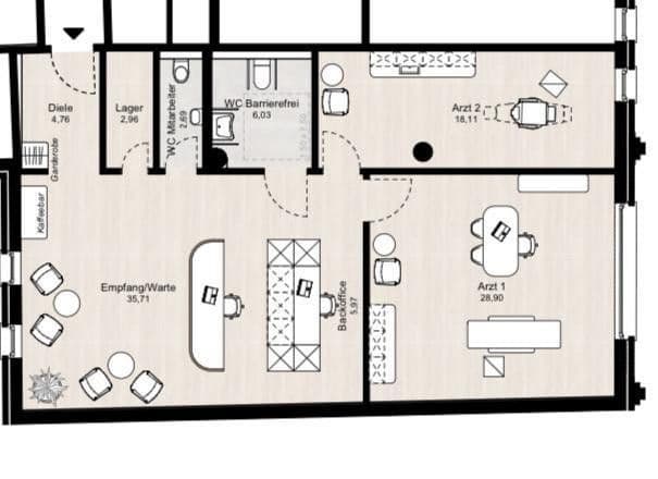 office to rent, 111 m², Markt 11, Ahaus, North Rhine-Westphalia office to rent, 111 m², Markt 11, Ahaus, North Rhine-Westphalia