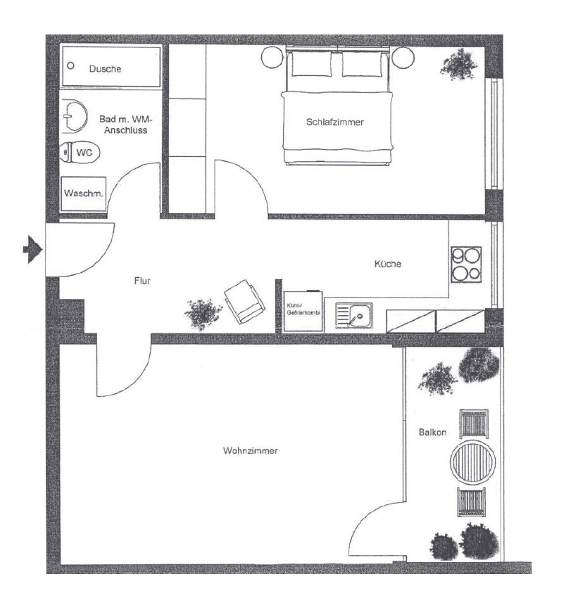 2 bedroom flat to rent, 60 m², Steinbach (Taunus), Hesse 2 bedroom flat to rent, 60 m², Steinbach (Taunus), Hesse