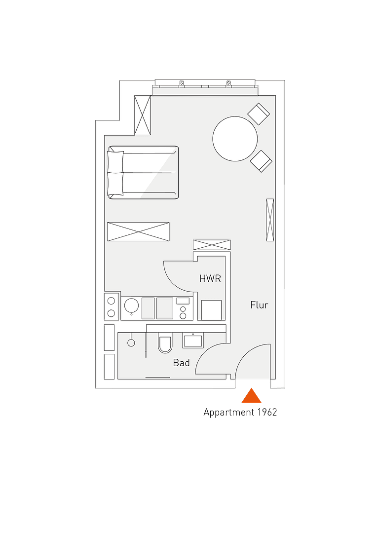 1 bedroom flat to rent, 38 m², Berlin, Berlin 1 bedroom flat to rent, 38 m², Berlin, Berlin