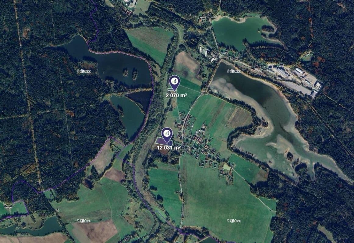 plot for sale, 14,101 m², Nové Hrady, Jihočeský Region plot for sale, 14,101 m², Nové Hrady, Jihočeský Region