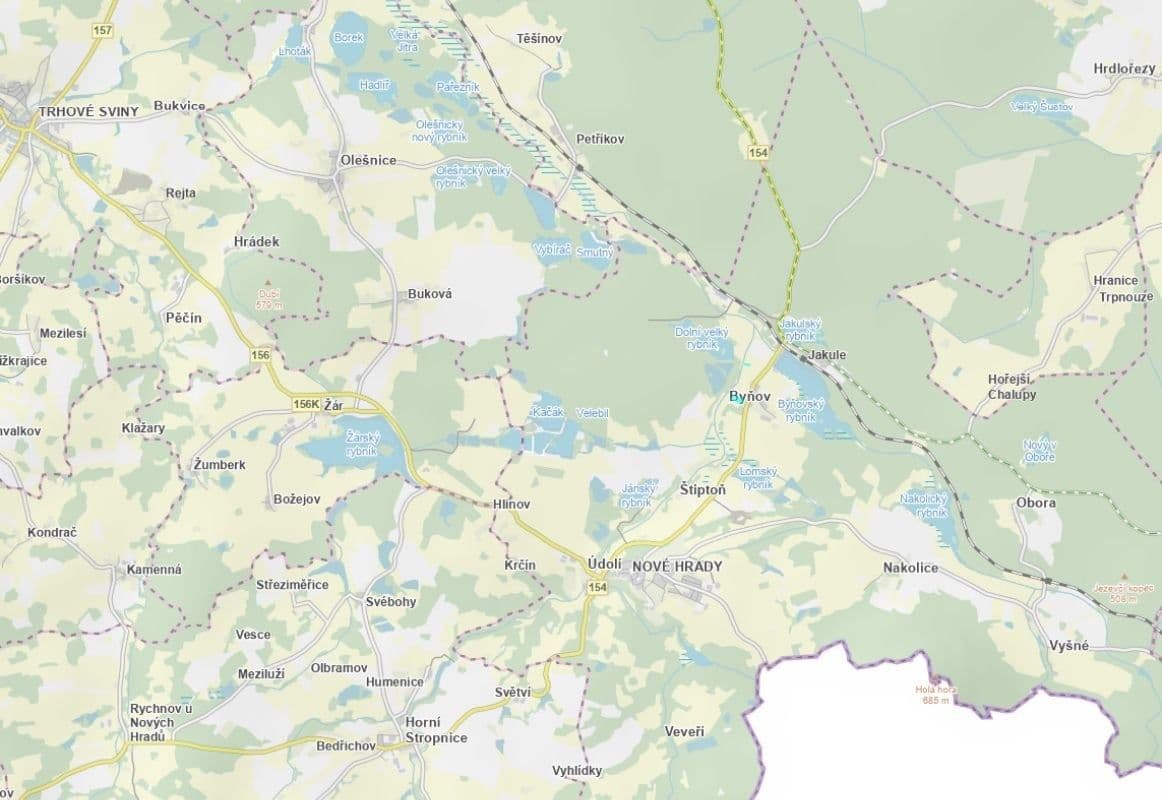 plot for sale, 14,101 m², Nové Hrady, Jihočeský Region plot for sale, 14,101 m², Nové Hrady, Jihočeský Region