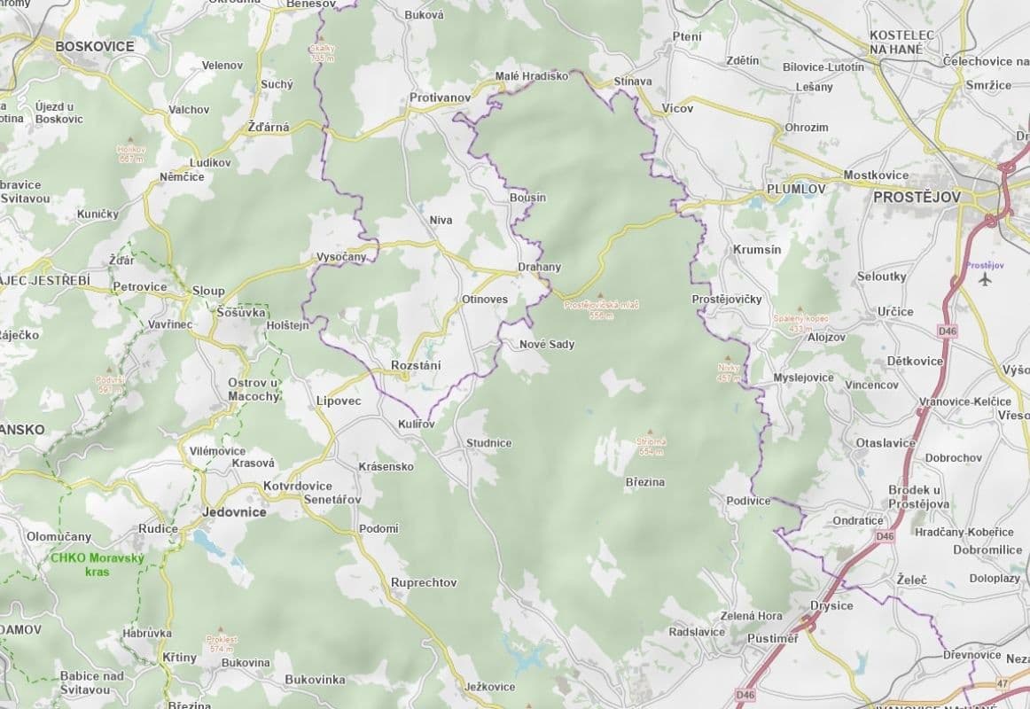 plot for sale, 1,401 m², Otinoves, Olomoucký Region plot for sale, 1,401 m², Otinoves, Olomoucký Region