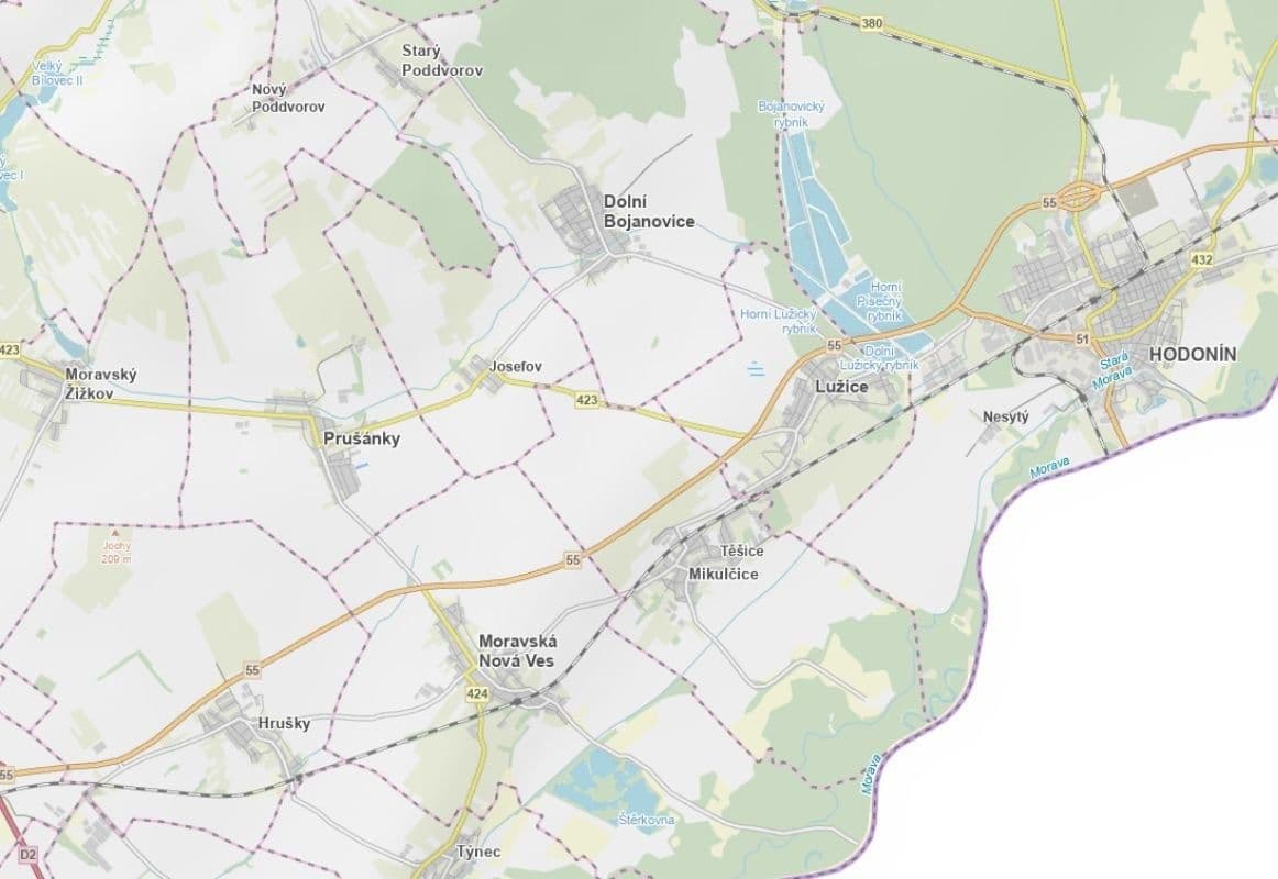 plot for sale, 1,516 m², Prušánky, Jihomoravský Region plot for sale, 1,516 m², Prušánky, Jihomoravský Region