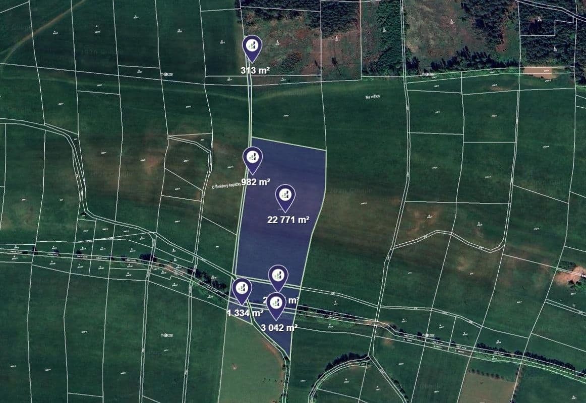 plot for sale, 31,439 m², Čistá u Horek, Liberecký Region plot for sale, 31,439 m², Čistá u Horek, Liberecký Region