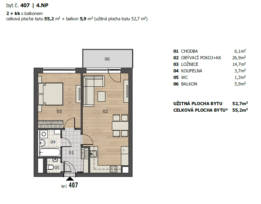 1 bedroom with open-plan kitchen flat to rent, 55 m², Studentská, Plzeň, Plzeňský Region 1 bedroom with open-plan kitchen flat to rent, 55 m², Studentská, Plzeň, Plzeňský Region