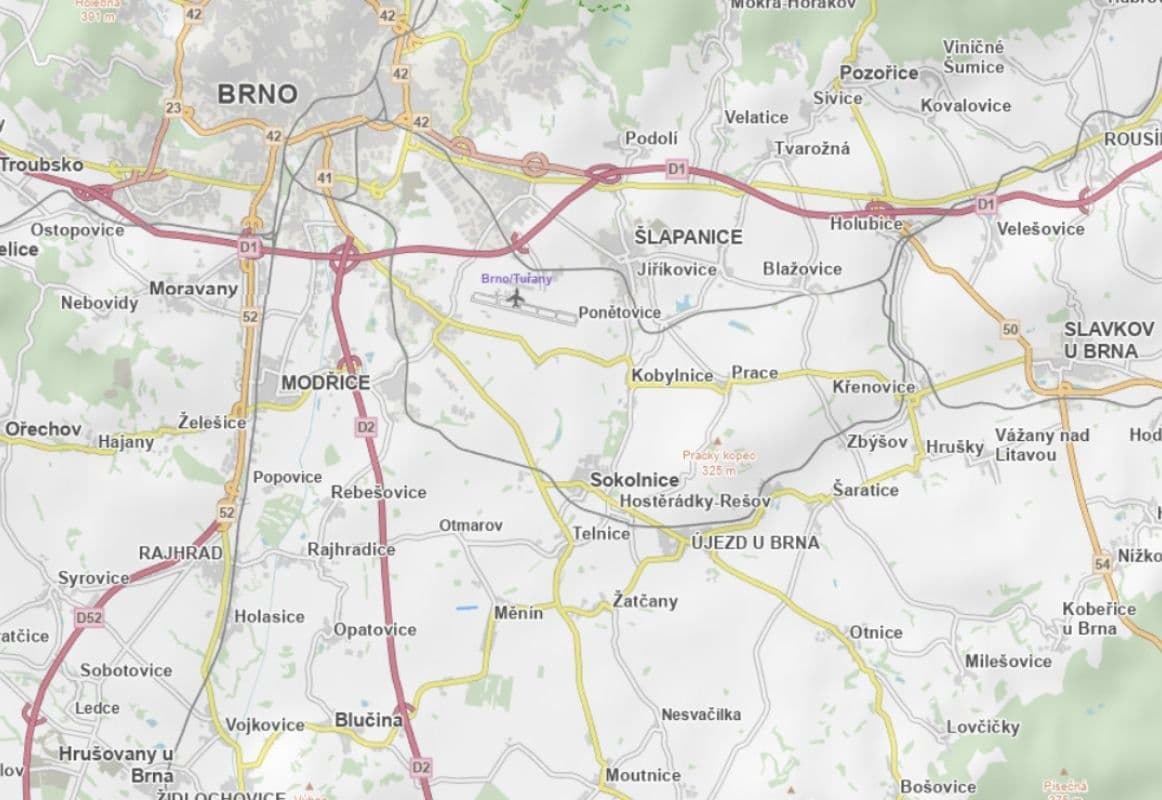 plot for sale, 24,051 m², Měnín, Jihomoravský Region plot for sale, 24,051 m², Měnín, Jihomoravský Region