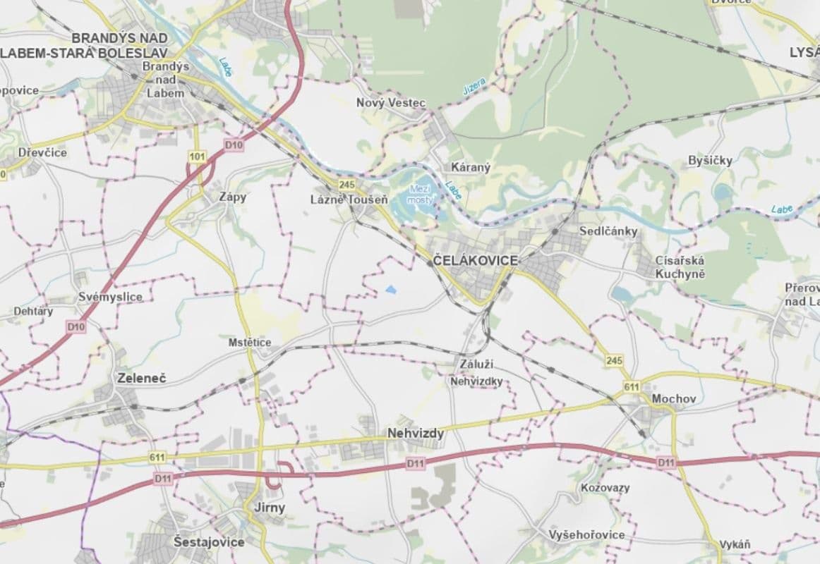 plot for sale, 13,685 m², Čelákovice, Středočeský Region plot for sale, 13,685 m², Čelákovice, Středočeský Region