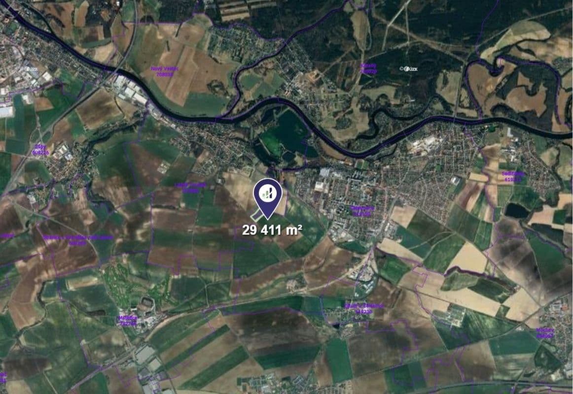 plot for sale, 29,411 m², Čelákovice, Středočeský Region plot for sale, 29,411 m², Čelákovice, Středočeský Region