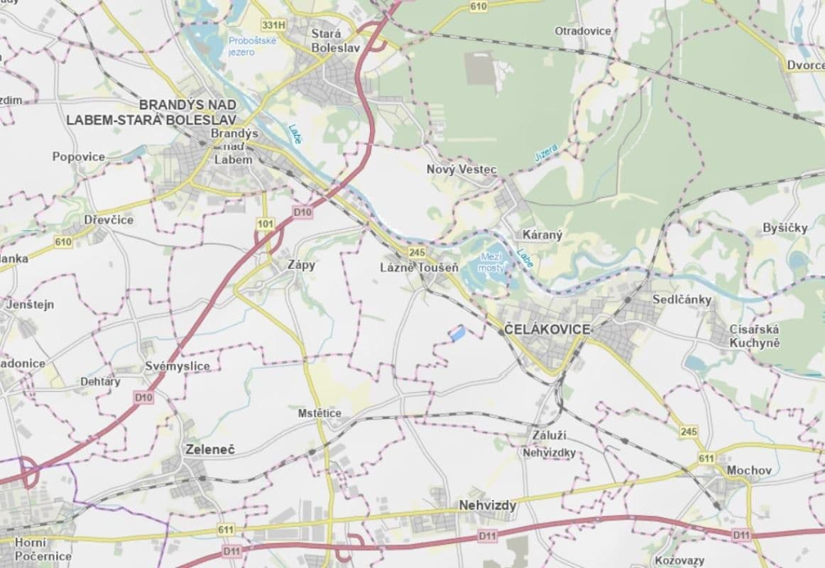 plot for sale, 29,411 m², Čelákovice, Středočeský Region plot for sale, 29,411 m², Čelákovice, Středočeský Region