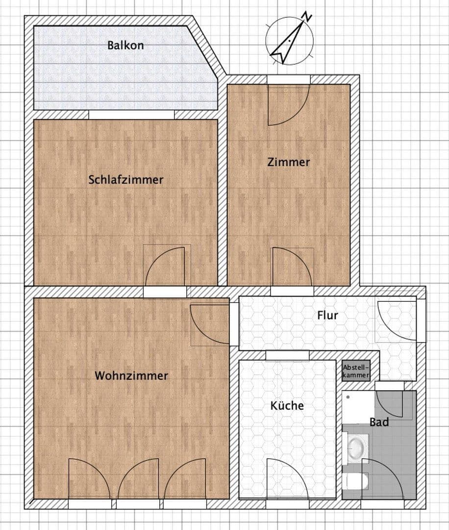 3 bedroom flat to rent, 65 m², Adolf-Friedrich-Straße 29, Troisdorf, North Rhine-Westphalia 3 bedroom flat to rent, 65 m², Adolf-Friedrich-Straße 29, Troisdorf, North Rhine-Westphalia