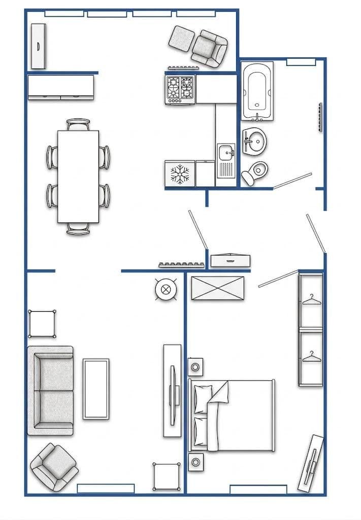 2 bedroom flat to rent, 60 m², Wuppertal, North Rhine-Westphalia 2 bedroom flat to rent, 60 m², Wuppertal, North Rhine-Westphalia