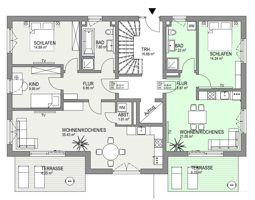 3 bedroom flat for sale, 84 m², Eibenstraße 15, Wörth a.d.Isar, Bavaria 3 bedroom flat for sale, 84 m², Eibenstraße 15, Wörth a.d.Isar, Bavaria