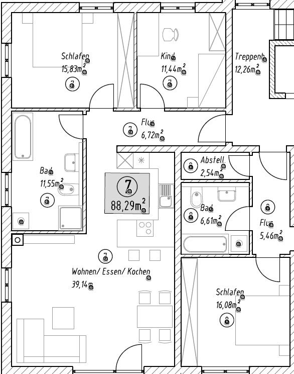 3 bedroom flat to rent, 89 m², Hauptstr. 39a, Unterdietfurt, Bavaria 3 bedroom flat to rent, 89 m², Hauptstr. 39a, Unterdietfurt, Bavaria