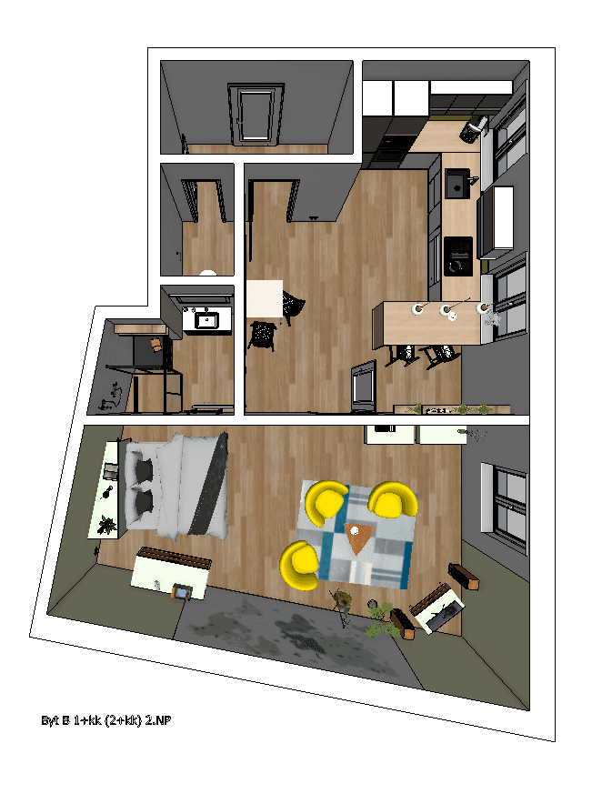 1 bedroom with open-plan kitchen flat for sale, 55 m², Kapitána Jaroše, Boskovice, Jihomoravský Region 1 bedroom with open-plan kitchen flat for sale, 55 m², Kapitána Jaroše, Boskovice, Jihomoravský Region