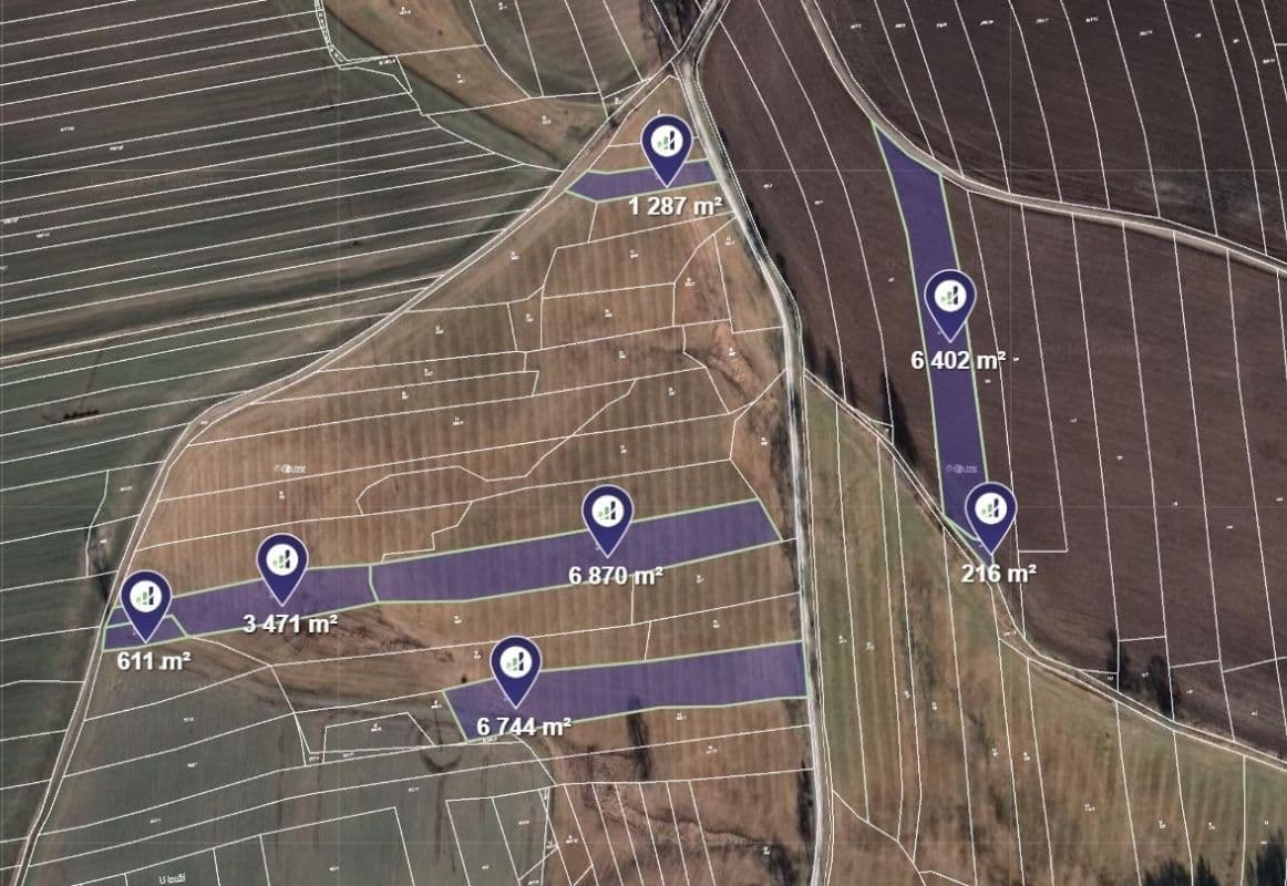 plot for sale, 62,226 m², Častrov, Vysočina Region plot for sale, 62,226 m², Častrov, Vysočina Region