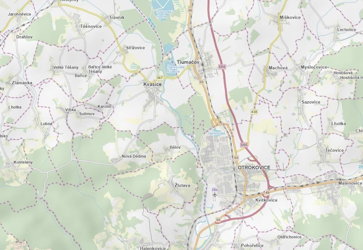 plot for sale, 825 m², Kvasice, Zlínský Region plot for sale, 825 m², Kvasice, Zlínský Region