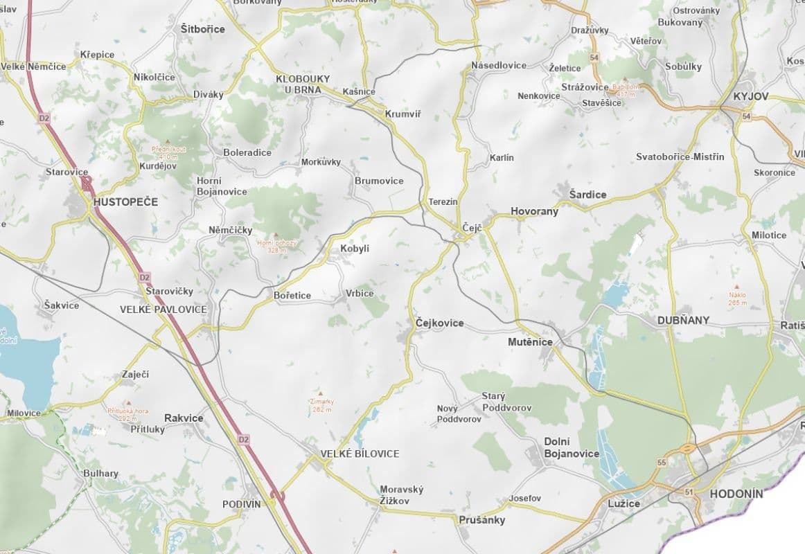 plot for sale, 880 m², Kobylí, Jihomoravský Region plot for sale, 880 m², Kobylí, Jihomoravský Region