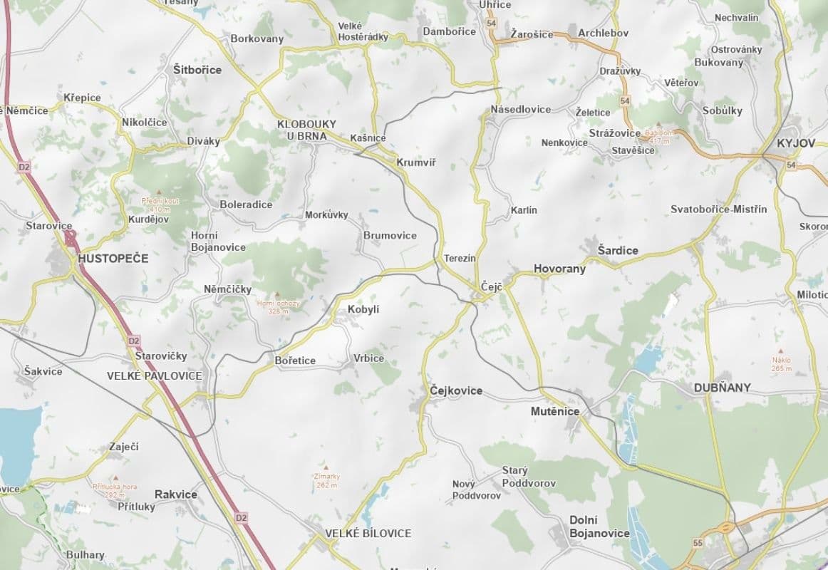 plot for sale, 915 m², Kobylí, Jihomoravský Region plot for sale, 915 m², Kobylí, Jihomoravský Region